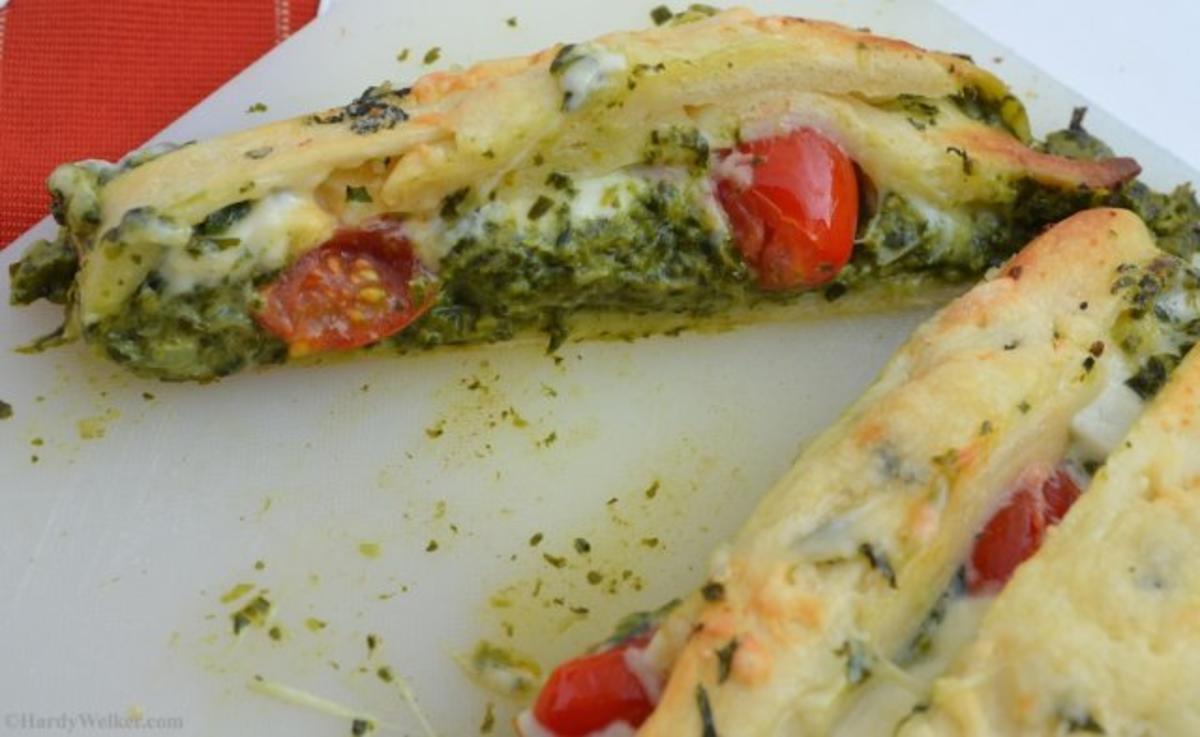 Stromboli mit Spinat - Rezept