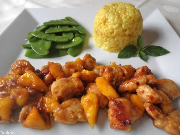 Ingwer - Hähnchen mit Mango ... - Rezept