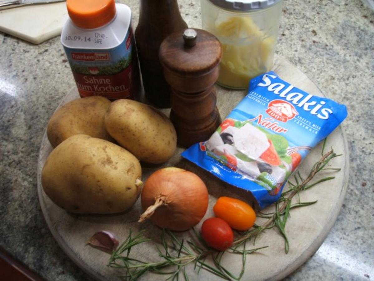 Kartoffeln: Rosmarin Rösti mit Schafskäsedip - schnell &amp; einfach - von ...