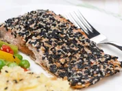 Rezept: Sesam-Lachssteak Sesam-Lachssteak - Rezept