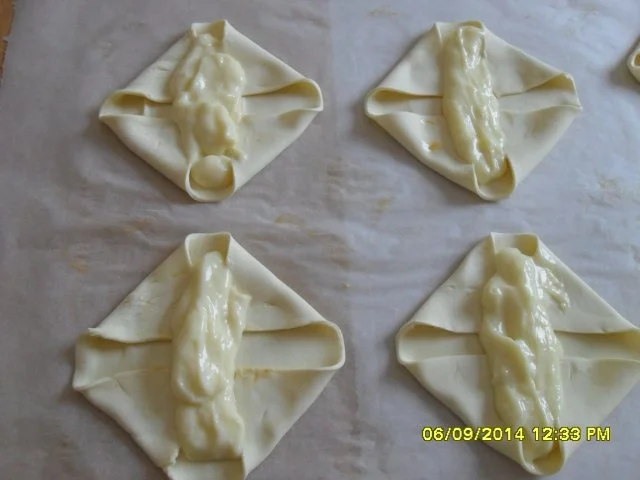 Blätterteig-Kopenhagener mit Pudding und Konfitüre - Rezept - Bild Nr. 17