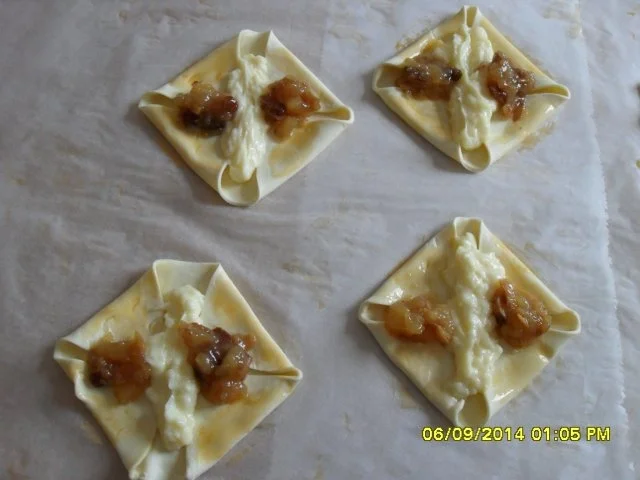 Blätterteig-Kopenhagener mit Pudding und Konfitüre - Rezept - Bild Nr. 20