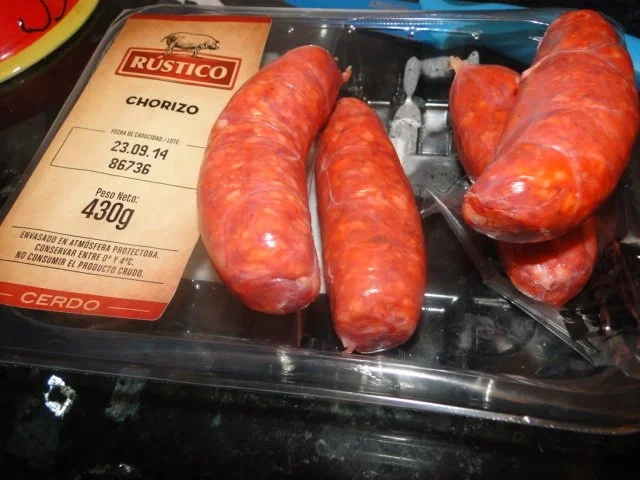 Ratatouille mit Chirozo und kleinen Bratwürstchen ohne Haut - Rezept - Bild Nr. 10