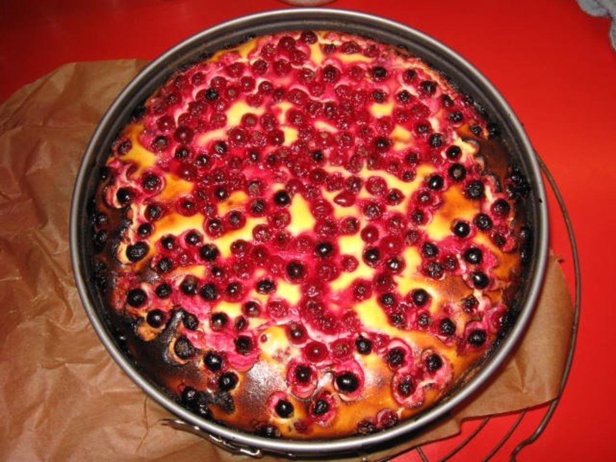 Quark - Kuchen mit Johannisbeeren und Himbeeren - Rezept - Bild Nr. 15
