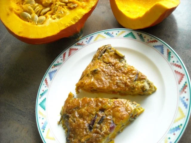 Kürbis - Frittata - Rezept