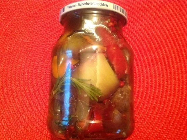eingelegtes Gemüse in Öl - Rezept