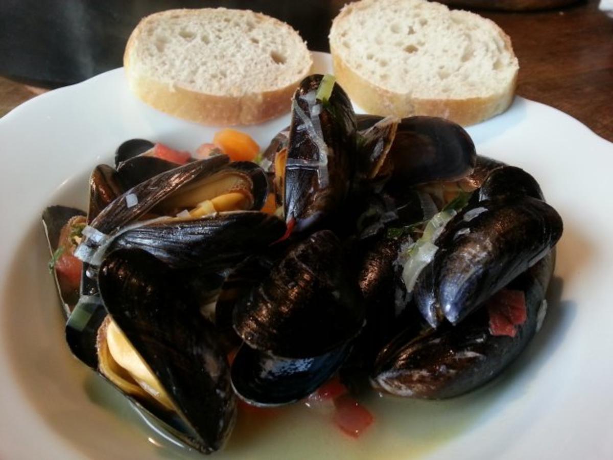 Miesmuscheln In Weisswein Rezept Mit Bild Kochbar De