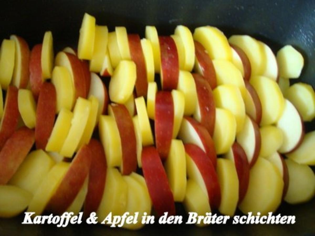 Kartoffel-Apfel Auflauf mit Kasseler und Nussbrösel - Rezept - Bild Nr. 5