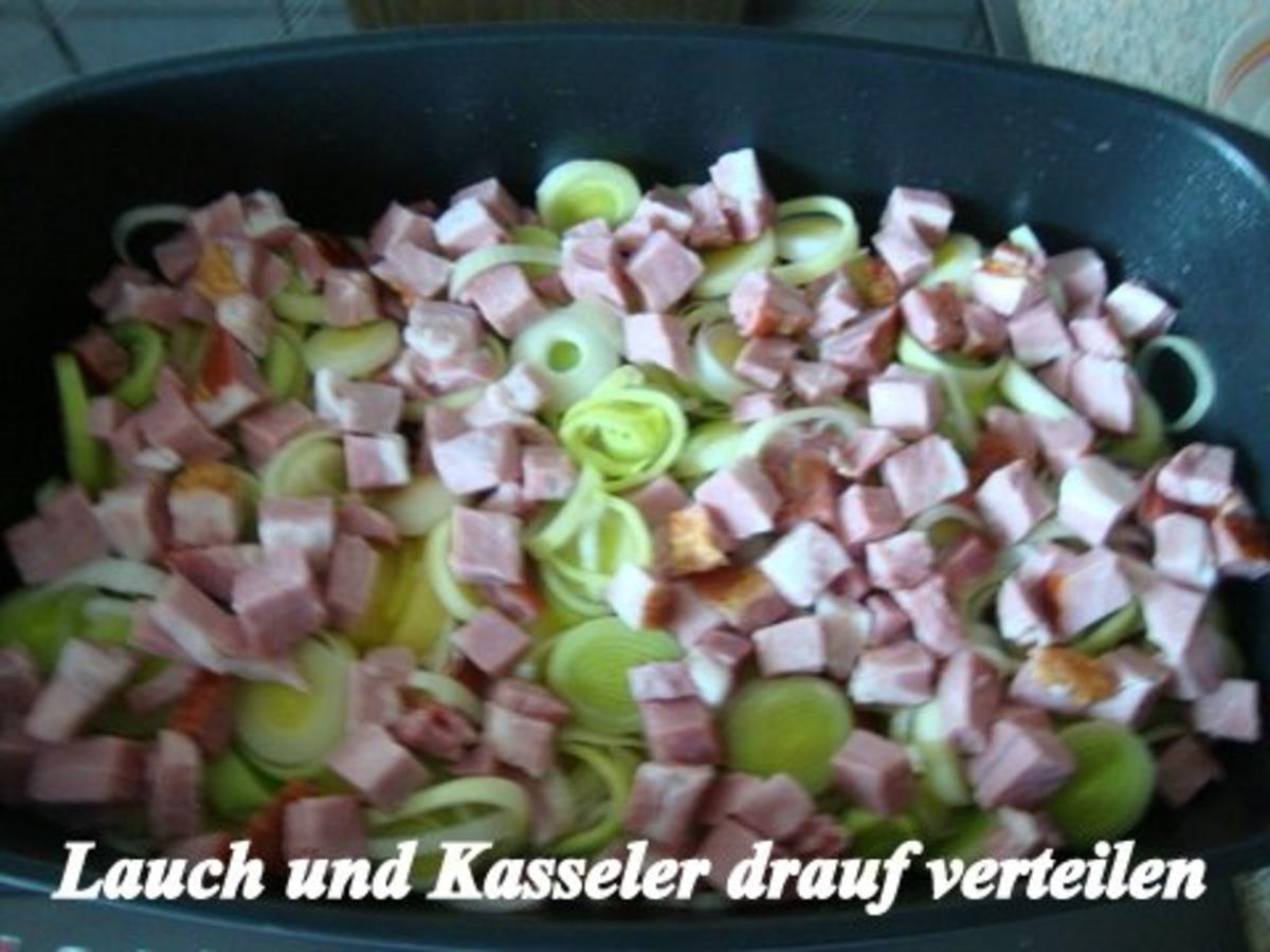 Kartoffel-Apfel Auflauf mit Kasseler und Nussbrösel - Rezept - Bild Nr. 8