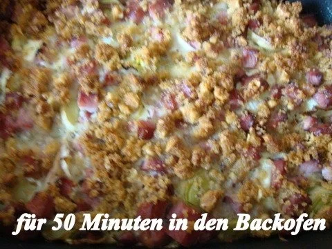 Kartoffel-Apfel Auflauf mit Kasseler und Nussbrösel - Rezept - Bild Nr. 14