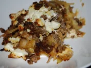 Weißkohl-Hack-Auflauf mit Feta-Haube - Rezept