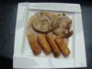 Putenrollbraten mit Kroketten - Rezept