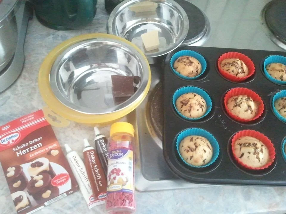 leichte Muffins mit verschiedenen Früchten  - Rezept - Bild Nr. 385