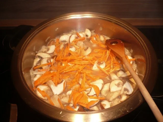 Rezept: Champignon - Gemüse -Spaghetti Bild Nr. 6 Champignon - Gemüse -Spaghetti - Rezept - Bild Nr. 6