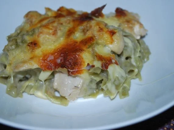 Bandnudel-Auflauf mit Gorgonzola - Rezept - Bild Nr. 3