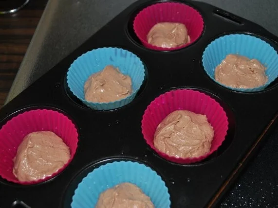 Marmor-Käsekuchen-Muffins - Rezept - Bild Nr. 2