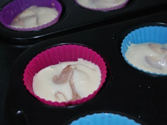 Marmor-Käsekuchen-Muffins - Rezept - Bild Nr. 6