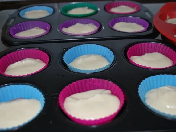 Marmor-Käsekuchen-Muffins - Rezept - Bild Nr. 4