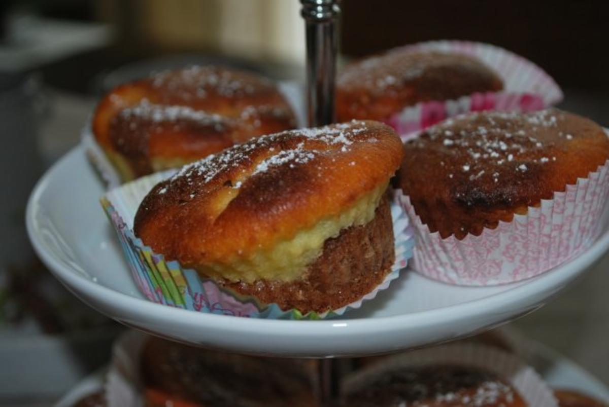 Bilder für Marmor-Käsekuchen-Muffins - Rezept