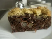 Schoko-Apfelkuchen mit Knusperdecke - Rezept