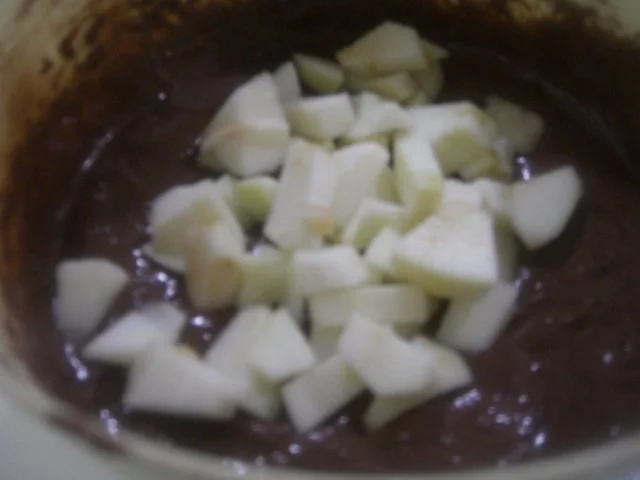 Rezept: Schoko-Apfelkuchen mit Knusperdecke Bild Nr. 7 Schoko-Apfelkuchen mit Knusperdecke - Rezept - Bild Nr. 7