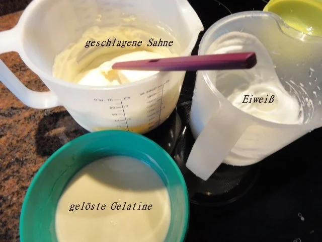 Dessert:   SAURE - SAHNE - MOUSSE - Rezept - Bild Nr. 4