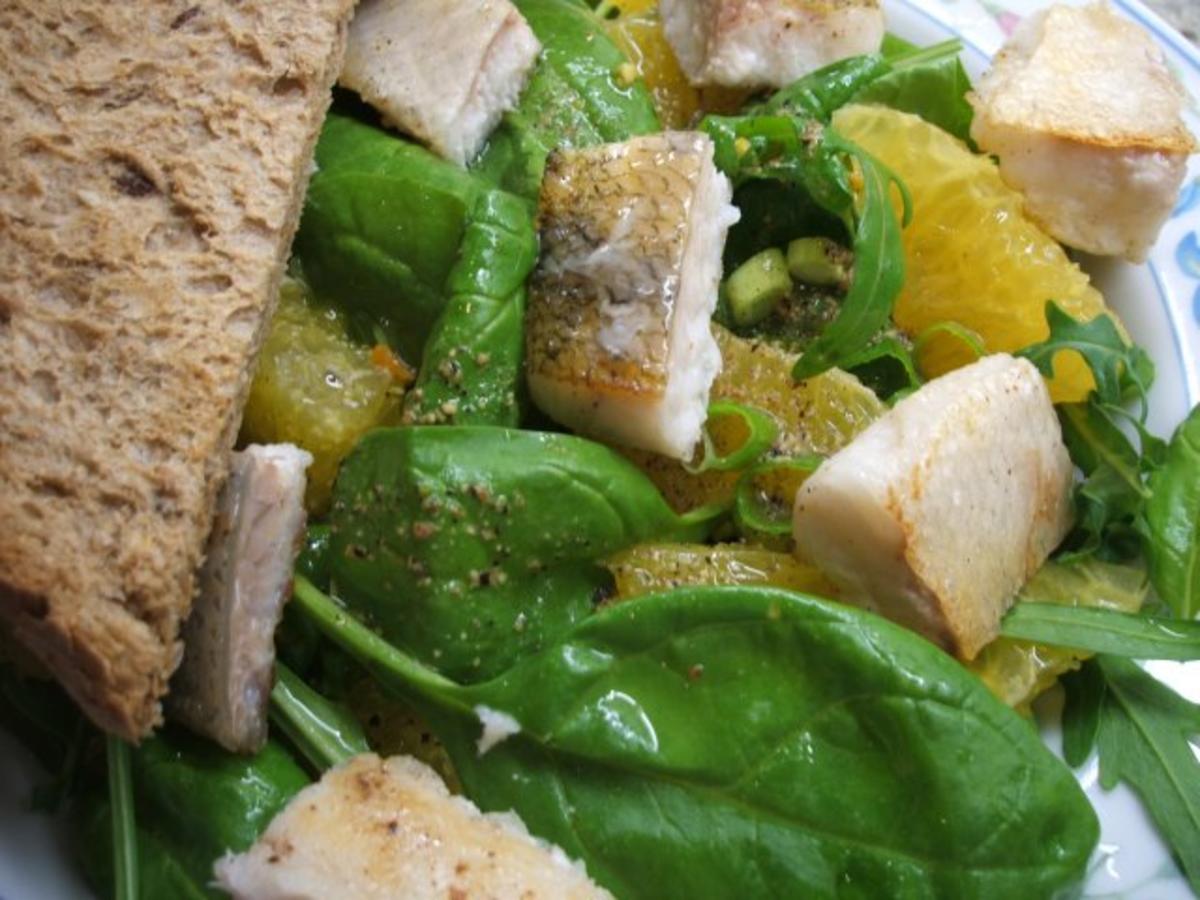 Salate: Orangen-Zander-Salat - Rezept