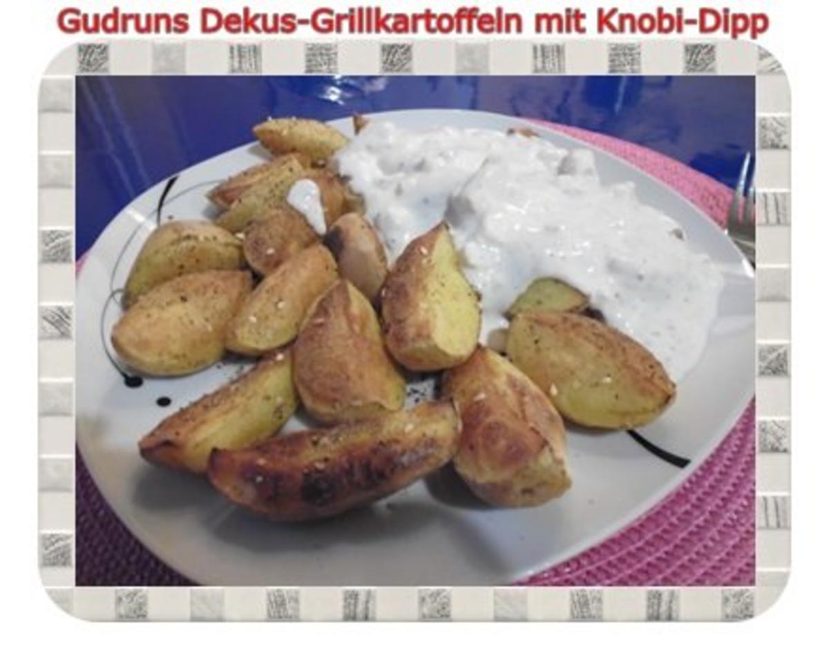 Kartoffeln: Dekus-Grillkartoffeln mit Knobi-Dip - Rezept
