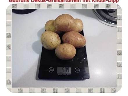Rezept: Kartoffeln: Dekus-Grillkartoffeln mit Knobi-Dip Bild Nr. 2 Kartoffeln: Dekus-Grillkartoffeln mit Knobi-Dip - Rezept - Bild Nr. 2