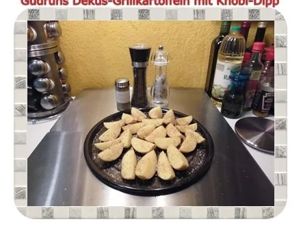 Rezept: Kartoffeln: Dekus-Grillkartoffeln mit Knobi-Dip Bild Nr. 4 Kartoffeln: Dekus-Grillkartoffeln mit Knobi-Dip - Rezept - Bild Nr. 4