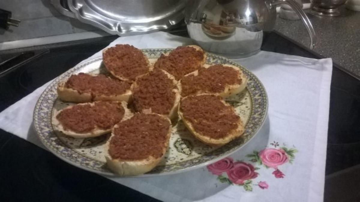 Bilder für Lahmacun – Snack - Brötchen - Rezept