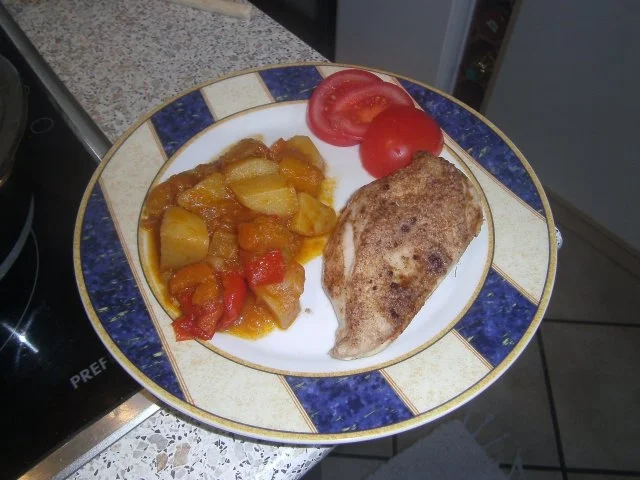 Rezept: Halbe Hähnchenbrust mit Haut ohne Knochen Halbe Hähnchenbrust mit Haut ohne Knochen - Rezept