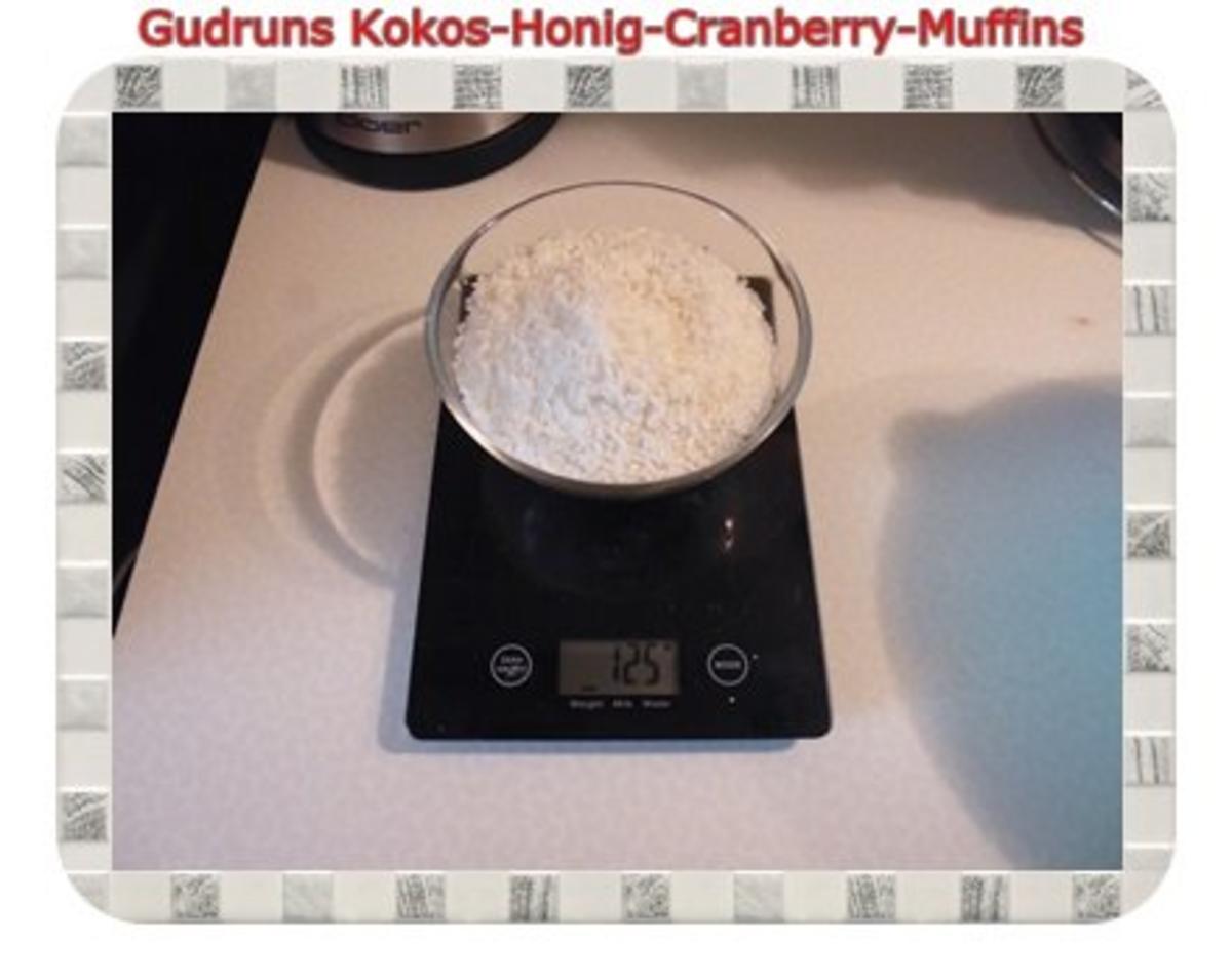 Muffins: Kokos-Honig-Cranberry-Muffins - Rezept - Bild Nr. 5