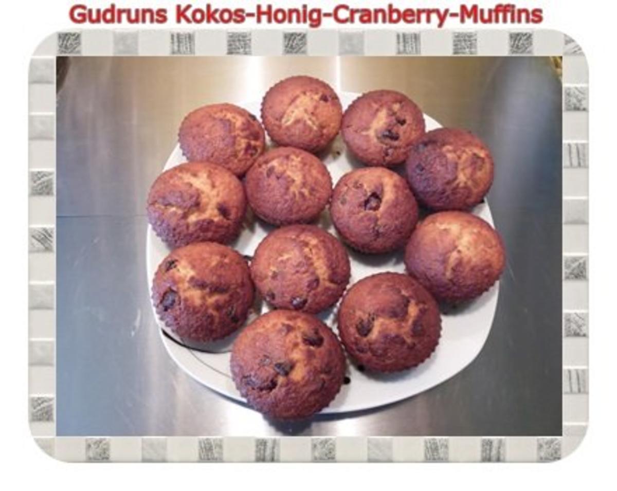 Muffins: Kokos-Honig-Cranberry-Muffins - Rezept - Bild Nr. 15