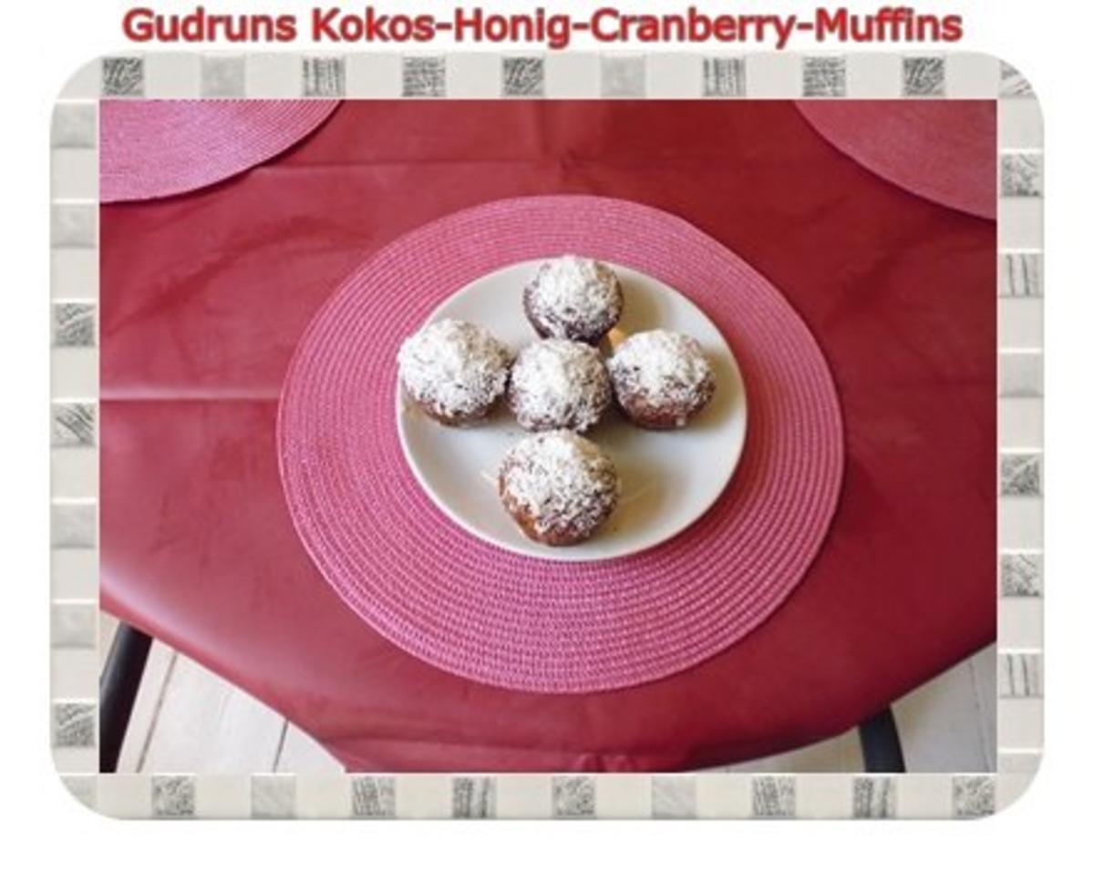 Muffins: Kokos-Honig-Cranberry-Muffins - Rezept - Bild Nr. 18