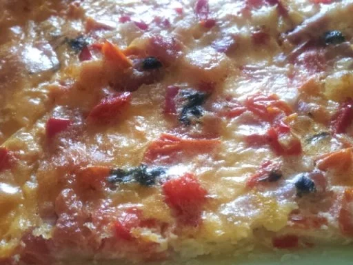 Bunter Blätterteig-Flammkuchen - Rezept