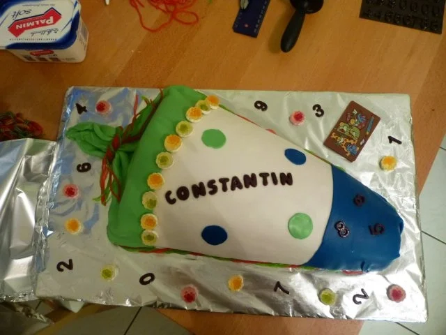 Zuckertütentorte - Rezept