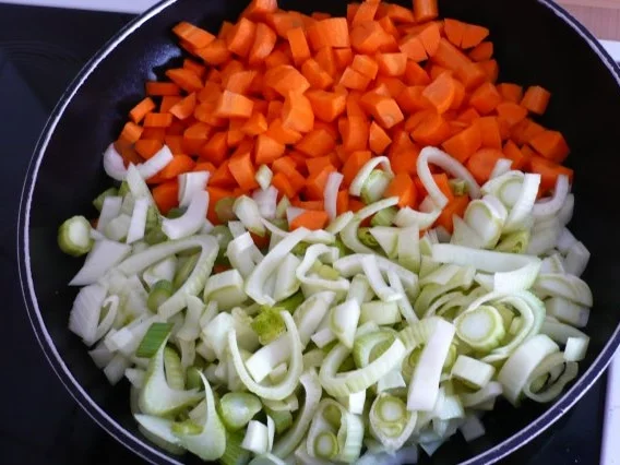 Lachs auf Möhren - Fenchel - Orangen -Gemüse - Rezept - Bild Nr. 3