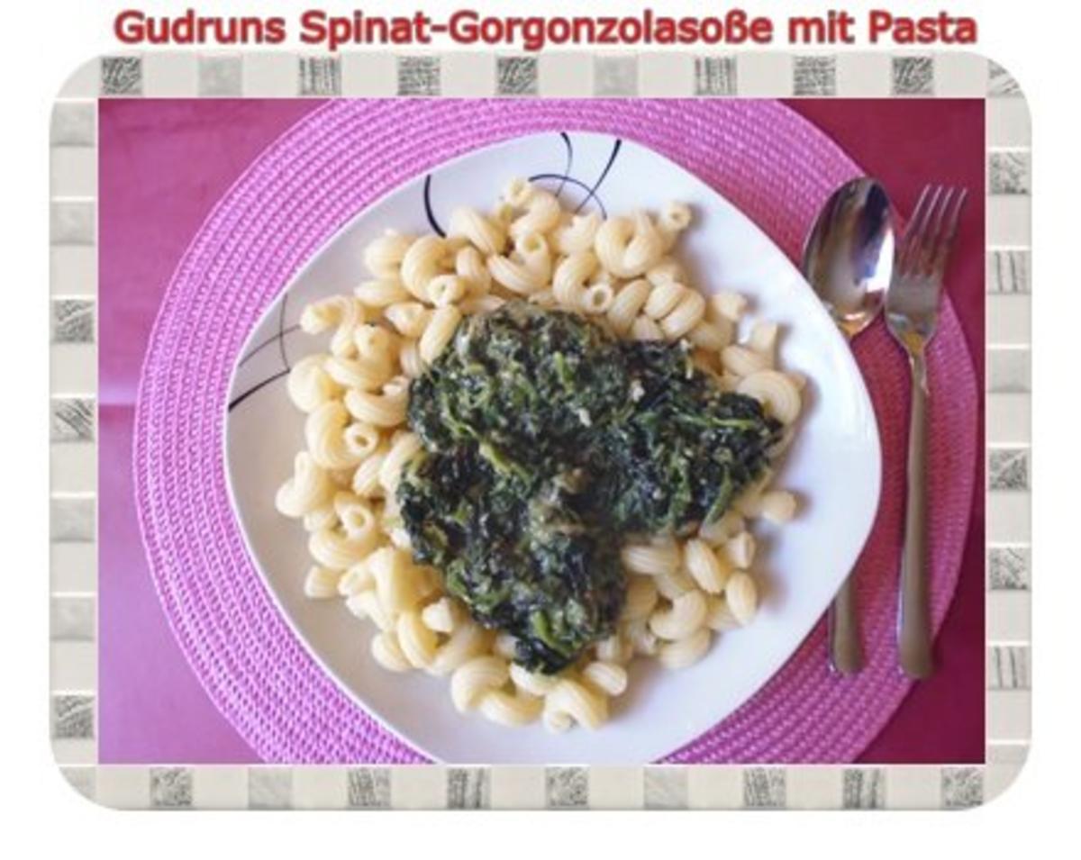 Vegetarisch: Spinat-Gorgonzolasoße mit Pasta - Rezept - Bild Nr. 10