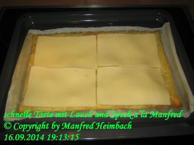 Tarte - schnelle Tarte mit Lauch und Speck a’la Manfred - Rezept - Bild Nr. 9