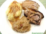 Fleisch:   SCHWEINSHAXE, geschmort - Rezept