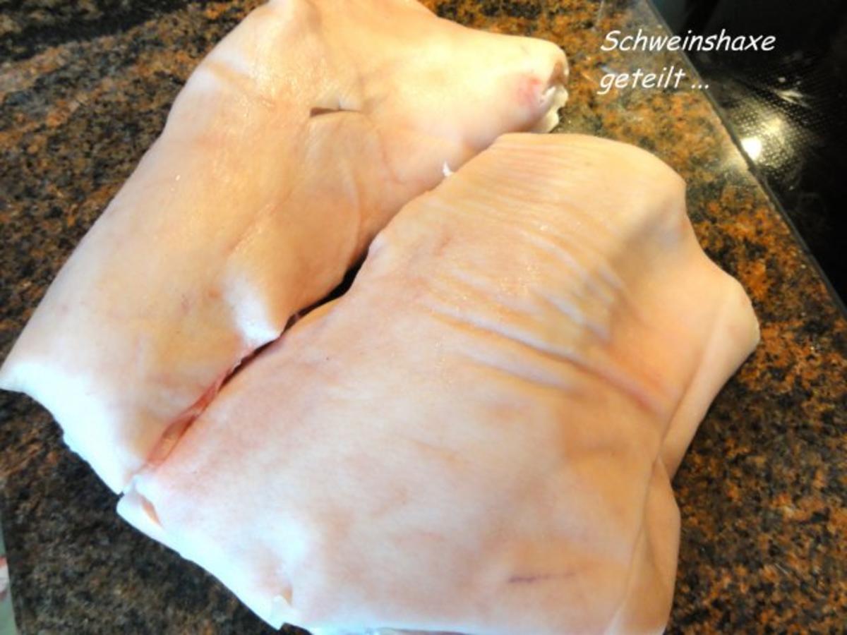 Fleisch:   SCHWEINSHAXE, geschmort - Rezept - Bild Nr. 2