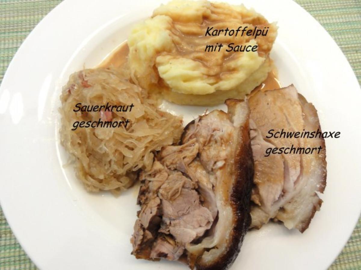 Fleisch:   SCHWEINSHAXE, geschmort - Rezept - Bild Nr. 10