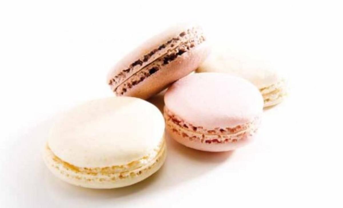 Bilder für Macarons mit Mandeln gemahlen und Puderzucker - Rezept