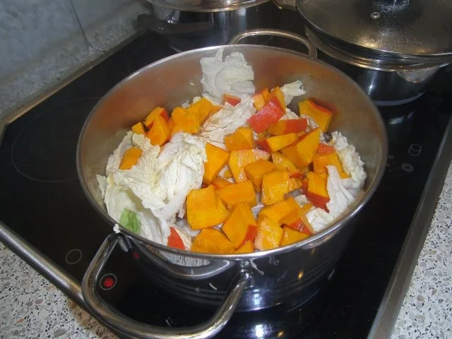 Kohl-Kürbis-Tomaten Gemüse - Rezept - Bild Nr. 5