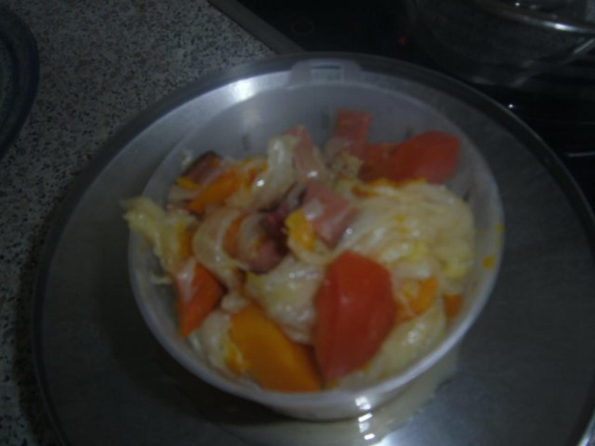 Kohl-Kürbis-Tomaten Gemüse - Rezept - Bild Nr. 7