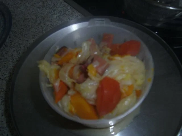 Kohl-Kürbis-Tomaten Gemüse - Rezept - Bild Nr. 7