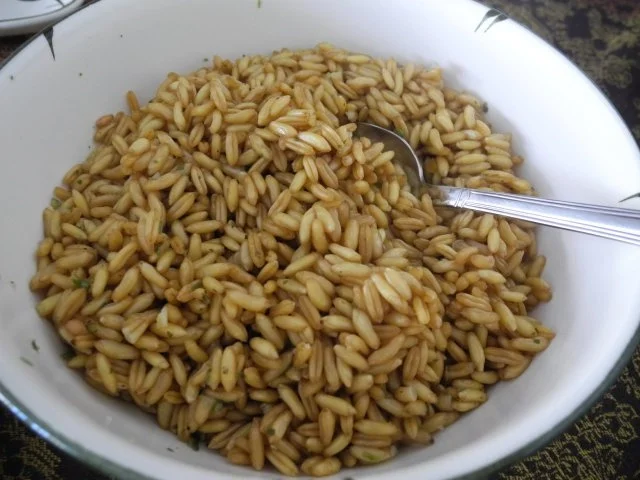 Rezept: Schmorgurken an Kokosmilch mit Zuckerschoten dazu Kamut und Mandel - Tofu Bild Nr. 16 Schmorgurken an Kokosmilch mit Zuckerschoten dazu Kamut und Mandel - Tofu - Rezept - Bild Nr. 16