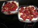 Rezept: Himbeeren mit Sahne-Mascarpone Himbeeren mit Sahne-Mascarpone - Rezept