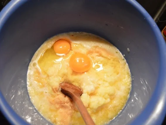 Rezept: Kartoffelpuffer / "Reibekuchen" mit Apfelmus Bild Nr. 8 Kartoffelpuffer / "Reibekuchen" mit Apfelmus - Rezept - Bild Nr. 8